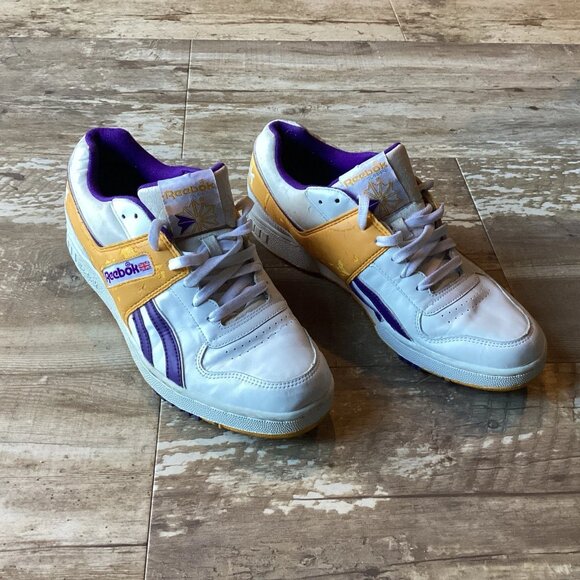 VTG REEBOK RB212 Basketball Sneakers Classic Mid LA Lakers Men’s 12